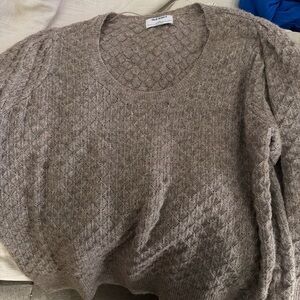 Old Navy Women's Taupe Crew Neck Sweater
